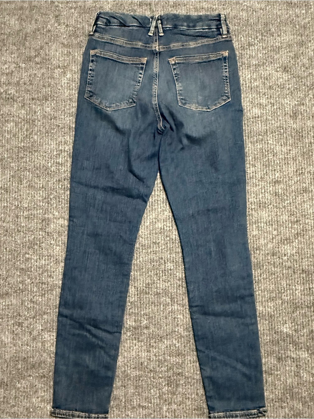 Good American Good Legs Skinny Jeans Blue Mid Rise Denim Size 4 / 27 Stretch - Picture 6 of 11